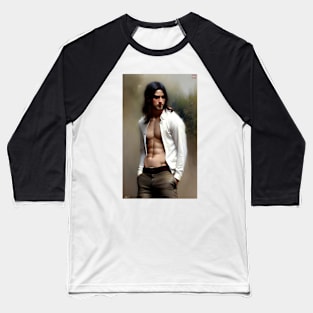 Handsome Man 14 Baseball T-Shirt